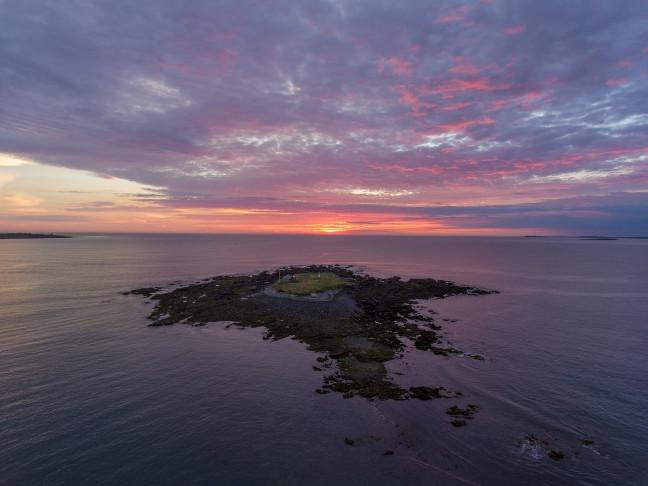 Ram Island at sunset